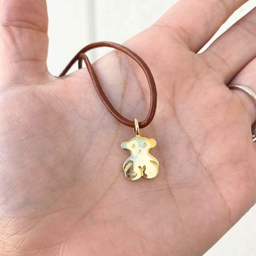 TOUS necklace gold vermeil